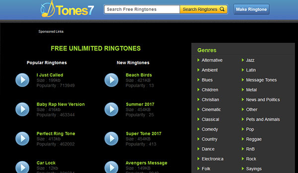 Ringtones download for android phones